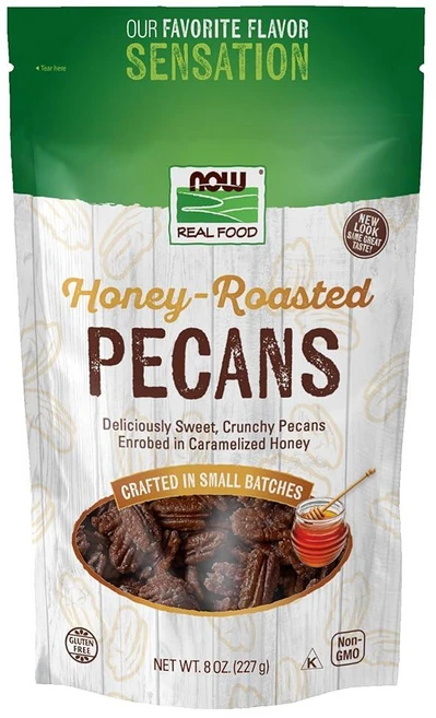 나우푸드 나우 리얼푸드 허니 로스트 피칸 227g, honey - 쿠팡