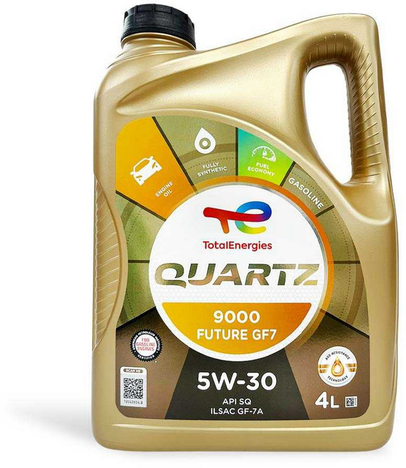 油工廠 TOTAL QUARTZ 9000 GF-7 5W30 4L 全合成機油 節能, 1個