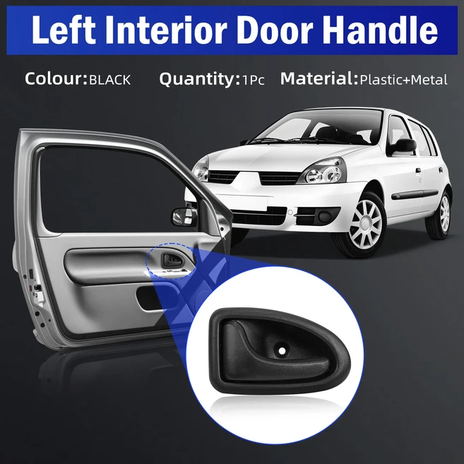 르노 클리오 II 메간 세닉 트래픽 좌측 운전석용 차량 내부 도어 핸들 앞뒤 7700415974, 01 빠른, 01 Left