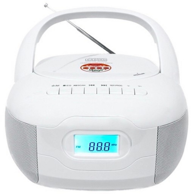 Dennys丹尼斯 手提CD/MP3/USB/收音機(MCD-313/MCD-314/MCD-317) - 多功能播放 方便攜帶, 白色, 藍色, 粉色