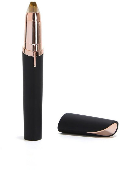 DS 전동 눈썹 정리기 다기능 얼굴 입술 귀밑머리 누썹 제모기, 블랙