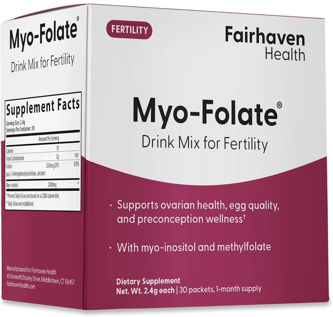 페어헤븐헬스 Myo Folate 미오이노시톨 드링크 무맛 30개입 3개 마이오이노시톨, 72g, 3박스 - 쿠팡