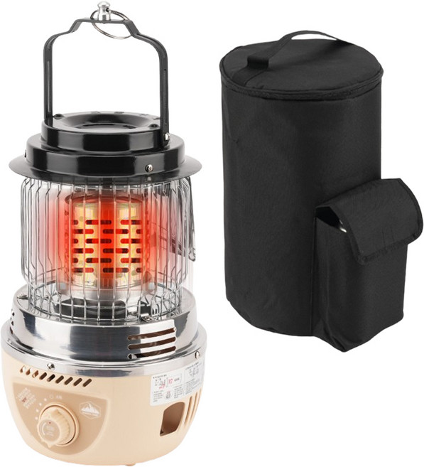 [국내생산] 노르딕 캠핑용 가스 히터 가스난로 가방포함 겨울히터, 1개, 아이보리