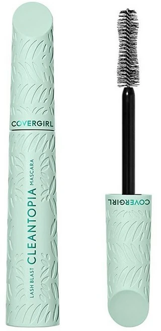 CoverGirl Lash Blast Cleantopia 블랙/브라운 방수 마스카라 알로에 잎 추출물 비타민 E 및 세라마이드 부드러운 포뮬러 볼류마이징 오래 지속 - 쿠팡