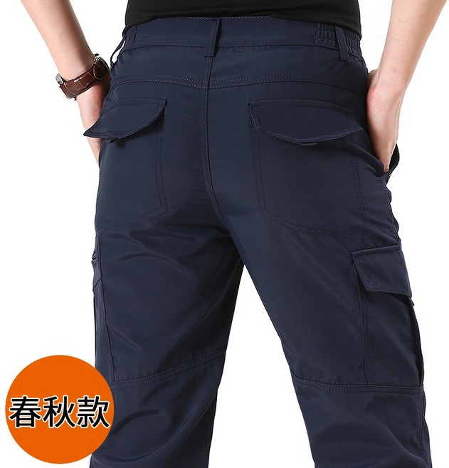 SINCE 1941 男款秋冬戶外速乾長褲 登山休閒多口袋工裝褲 防水彈性耐磨工作褲