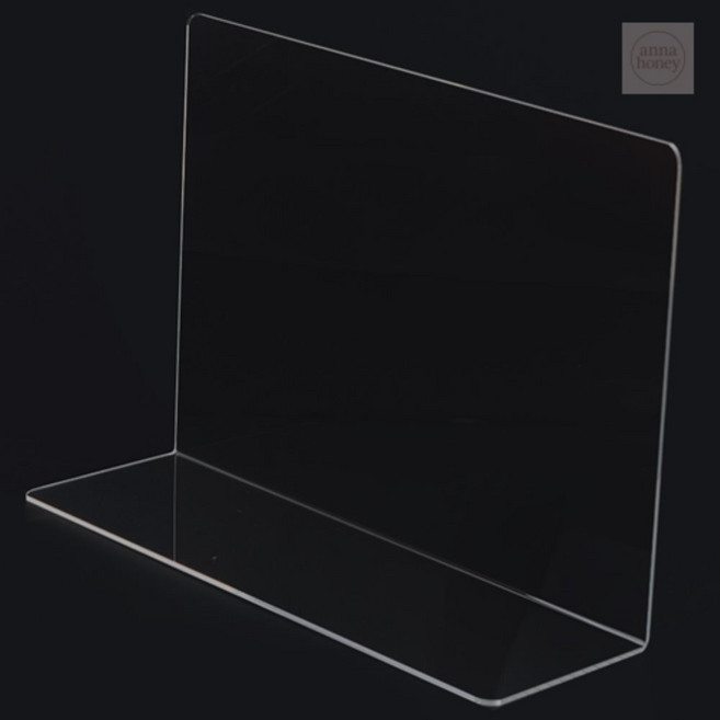 애나허니 상품분류용 투명재질 L형 아크릴 칸막이 대형 1개 분리대