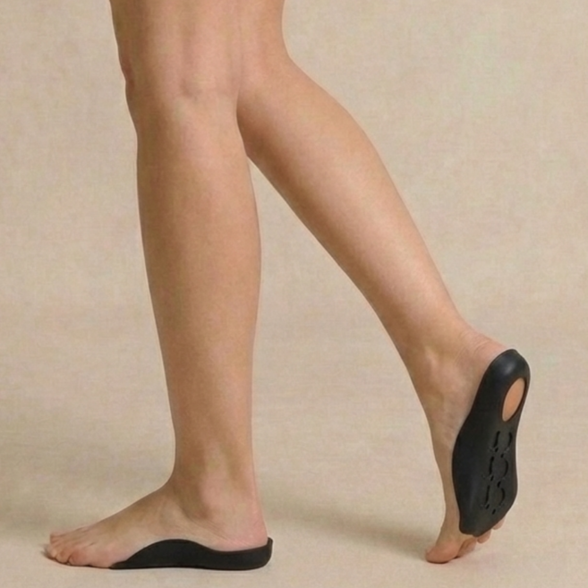 온마디 아치 깔창 러닝 족저근막 평발 2개, 블랙, 1세트