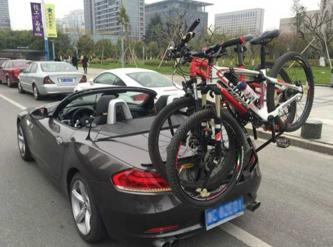 자전거캐리어 이지랙 후미형 견인고리 거치대 승용차, 고탄소강 낙하방지 1개 걸이, 1개