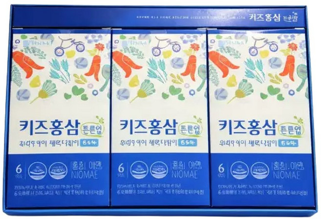 종근당건강 키즈홍삼 튼튼업 20ml x 30포, 30개