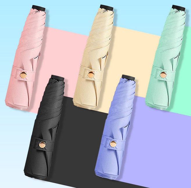 리빙블러썸 초경량 3단 양우산 수동 접이식