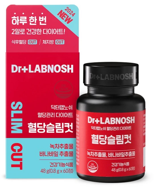 닥터랩노쉬 혈당슬림컷, 60정, 2개 - 쿠팡