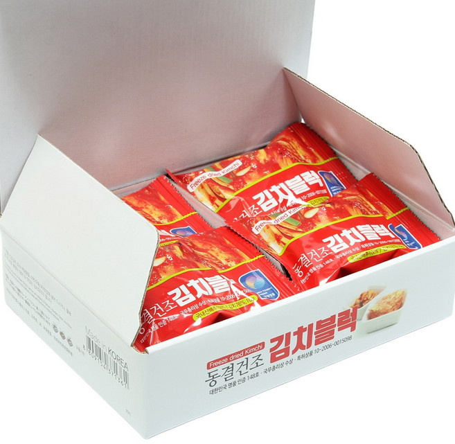 동결건조 김치블럭 10g 여행갈때 낚시갈때, 8개