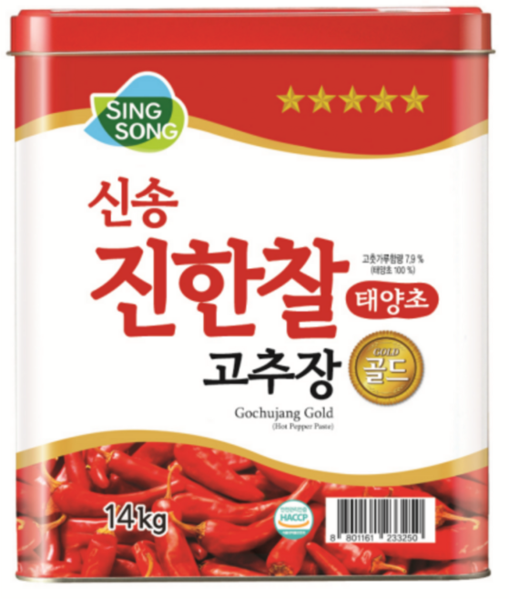 신송 진한찰 고추장 골드, 14kg, 1개