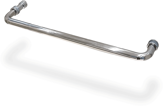 욕실 샤워부스 손잡이 스테인리스 유리문 핸들 450, 무광실버