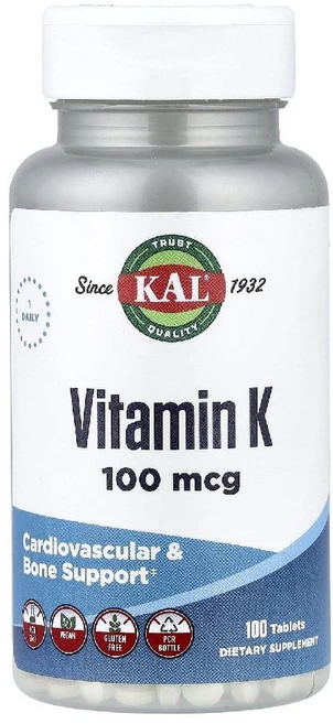 칼 비타민K2 100mcg Vitamin K 타블렛 100정, 1개 - 쿠팡