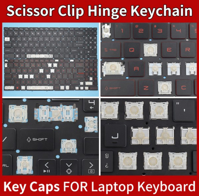 MSI Katana GF66 11SC 노트북 키보드 키 및 클립 용 교체 힌지, 한개옵션2, 한개옵션1, 10 1 Hinge, 1개