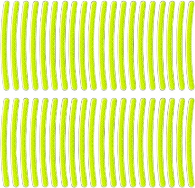 리온드 물에도 접착력 최강 고휘도 곡선 반사 테이프, 형광, 40개