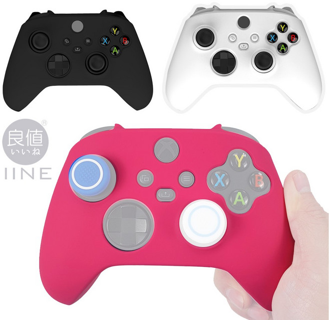 호환 4세대 XBOX 엑박 엘리트 패드 커버 케이스 실리콘 이이네, 핑크, 1개, n0582 이이네 엑박패드 실리콘 케이스