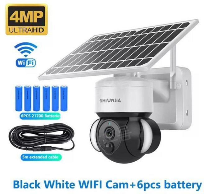 태양광 CCTV 실외 무선 태양열 감시 와이파이 wifi, 1개