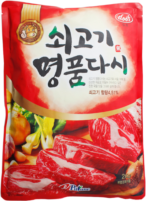 푸른식품 쇠고기명품다시 2kg x6개 박스, 25박스