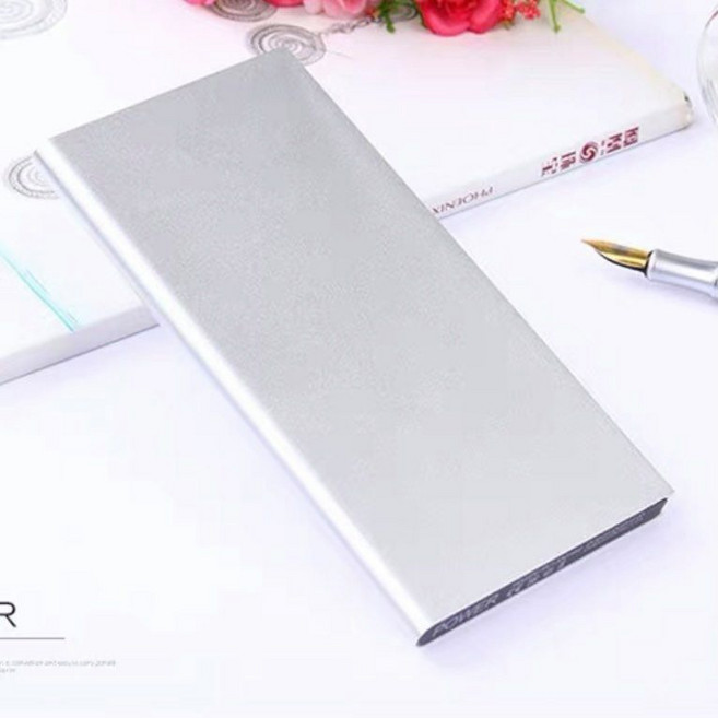 66W PD快充行動電源 20000mAh 大容量充電寶 自帶線設計, 銀色 天書款
