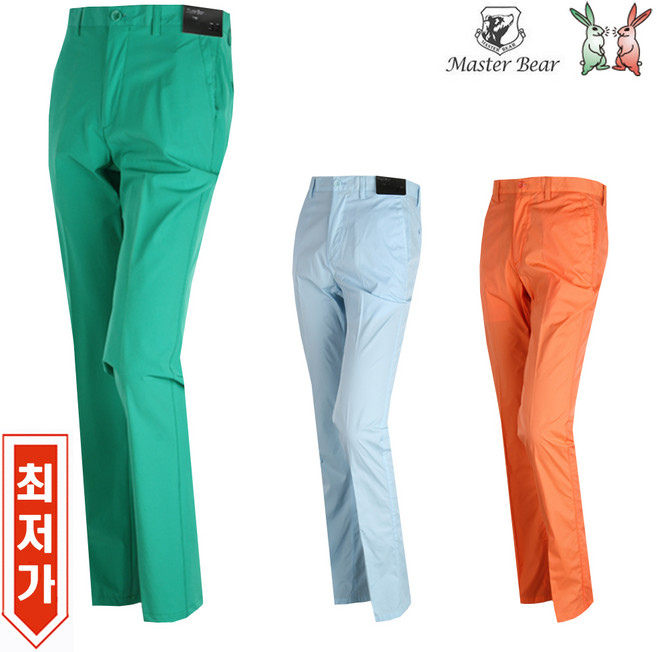 마스터베어 골프웨어 남성골프바지 스판바지 칼라바지 등산바지