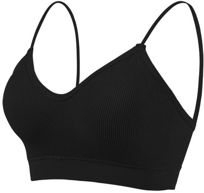 JDUDS 細肩螺紋V領小可愛內衣