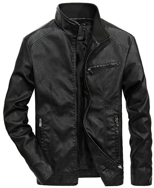 男生防風皮衣外套 機車皮衣 軍裝外套