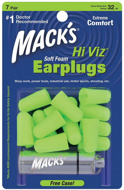 Macks 하이비즈 소프트 폼 귀마개 14p, 1개, 7쌍