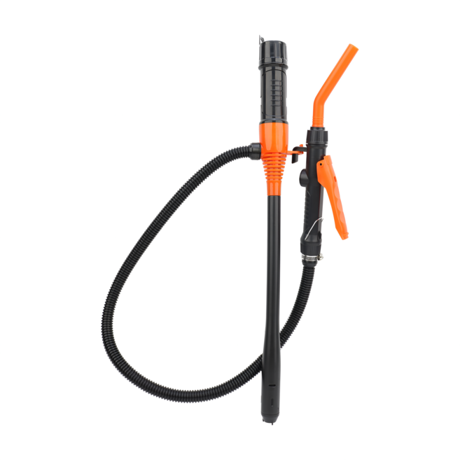 휴대용 배터리식 전동 자동차 연료 오일 펌프, 1개, 오렌지