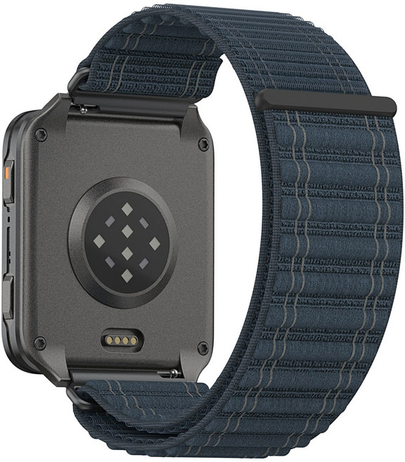 24mm 소프트 나일론 루프 밴드 통기성 스트랩 호환 Garmin Venu X1 Quick Release 워치밴드 for Coros NOMAD APEX 4 46mm, 블루