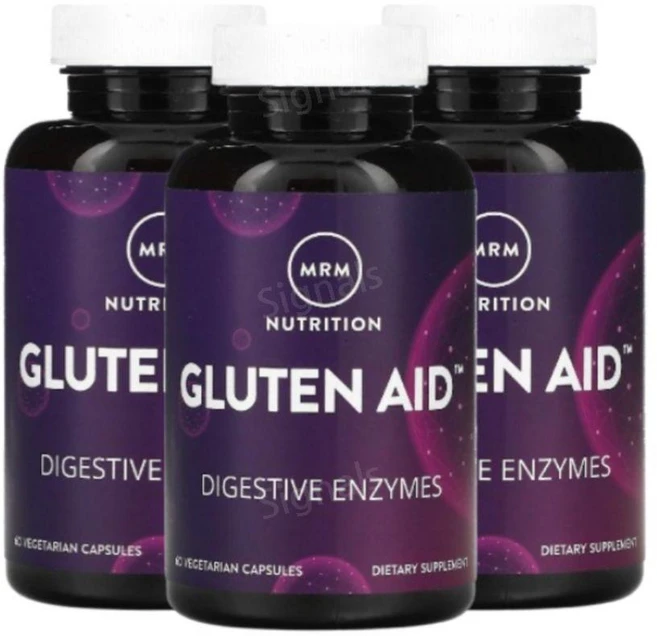 MRM 글루텐에이드 효소 60캡슐 3개 다이제스티브 엔자임 GlutenAid, 60정 - 쿠팡