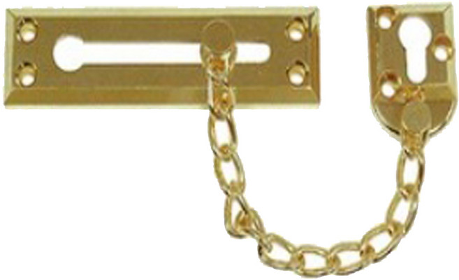 안전 체인고리 잠금장치 걸쇠, 골드, 1개