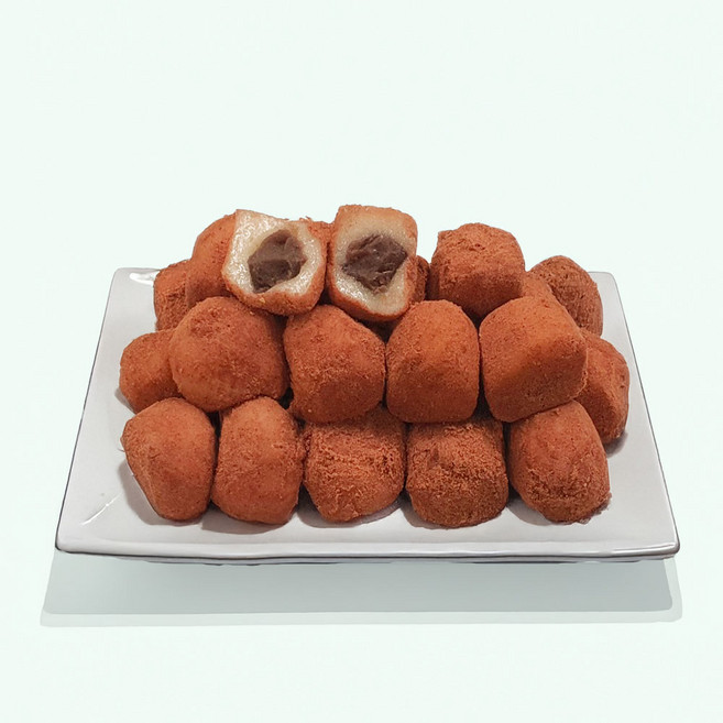 [찰잔한상자] 팥경단 고운팥 찹쌀떡 (20g+150알 3kg) 간식떡 식사대용, 1박스, 3kg