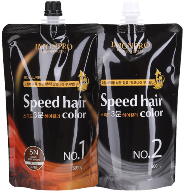 아름다운화장품 아이몬 3분 오징어 먹물 새치커버 염색약, 5N 브라운, 1개