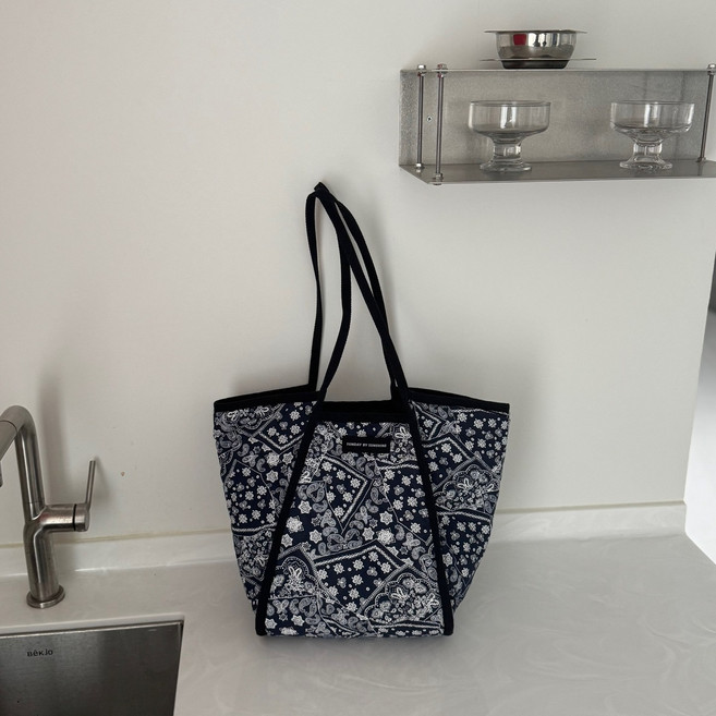 선데이바이선샤인 페이즐리 방수 숄더 에코백