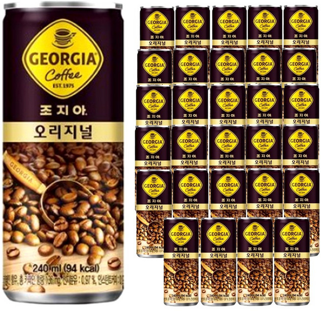 조지아 오리지널, 240ml, 30개