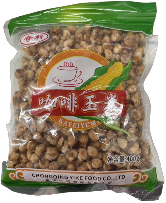 <킹콩푸드>커피향 옥수수 중국식품, 400g, 3개
