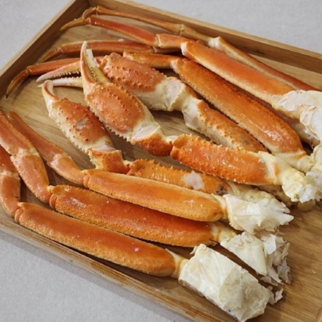 러시아산 직수입 냉동 대게 다리 1kg 2L~3L 사이즈 대게 자숙후 실중량 800g내외, 1개