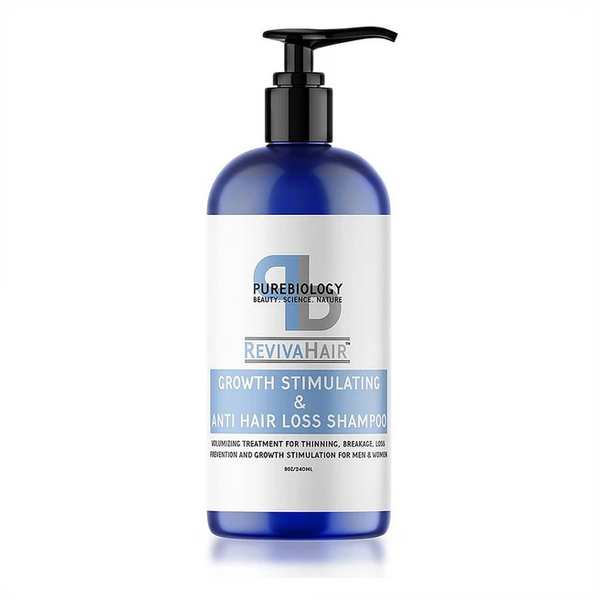 Pure Biology 퓨어 바이올로지 리바이바 그로우 스티뮬레이트 헤어 샴푸 8oz(240ml), 1개, 240ml - 쿠팡