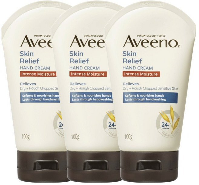 아비노 스킨 릴리프 핸드크림, 100g, 3개