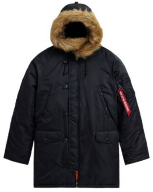 알파인더스트리 ALPHA INDUSTRIES 슬림 핏 N-3B 블랙 매장정품 193029