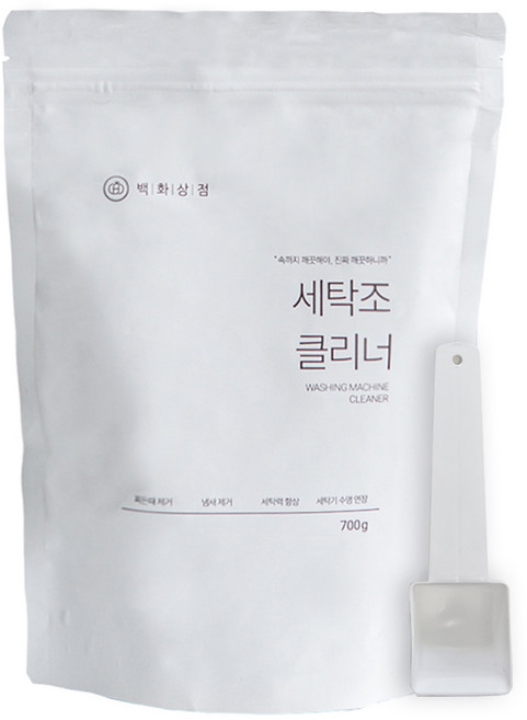 백화상점 세탁조 클리너 7회분 드럼 통돌이 세탁기 통세척 청소, 700g, 1개