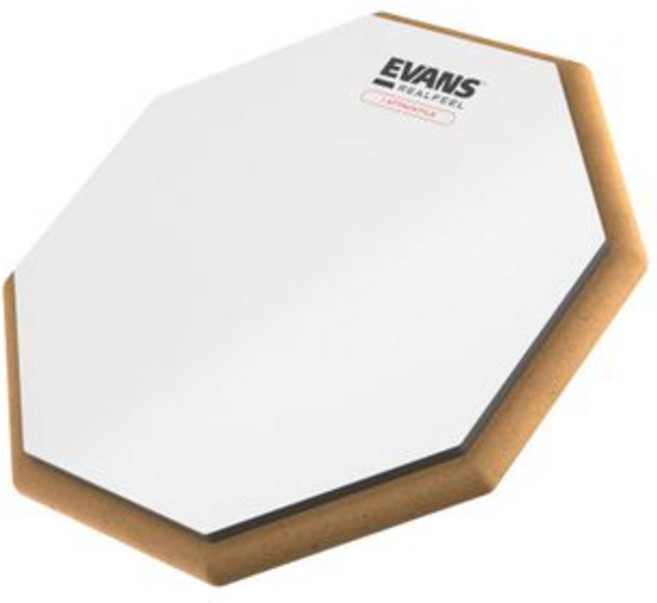 EVANS 10" Attacktile Real Feel Pad UV RF10G-AT 에반스 연습용 패드 코팅 타면 (스탠드, 1개