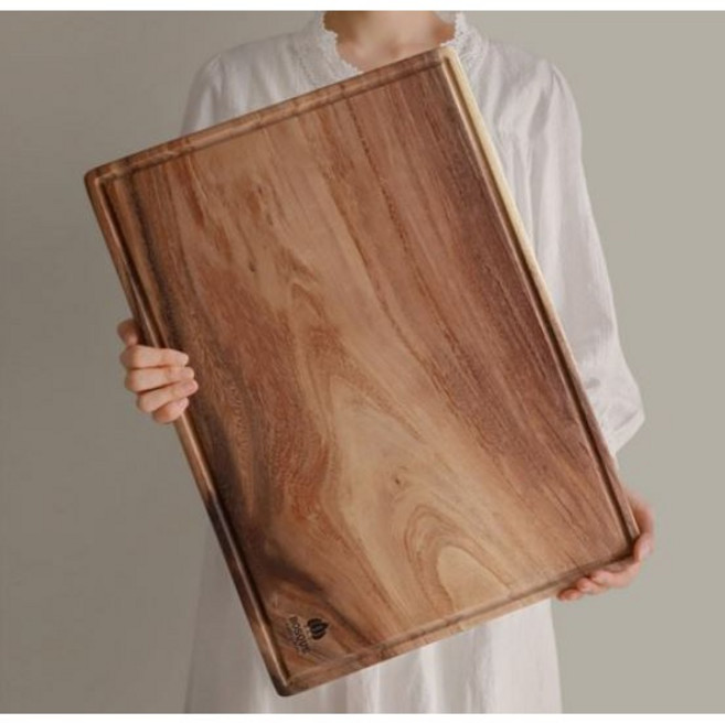 특대형 통 원목 플레이팅 나무 도마, 1개, 나무원목