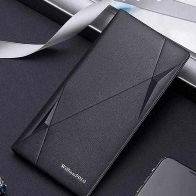 퀸스 윌리엄폴로 소가죽 남성 장지갑_WA5C48A