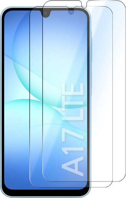 스톤스틸 갤럭시 A17 고투명 액정 보호 강화유리 휴대폰 필름, 2개