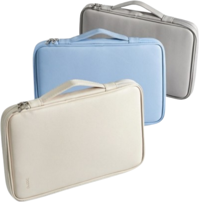 앤키르 노트북 파우치 가방 케이스 15.6인치 14인치 13인치 남성 여성, 블루, 1개