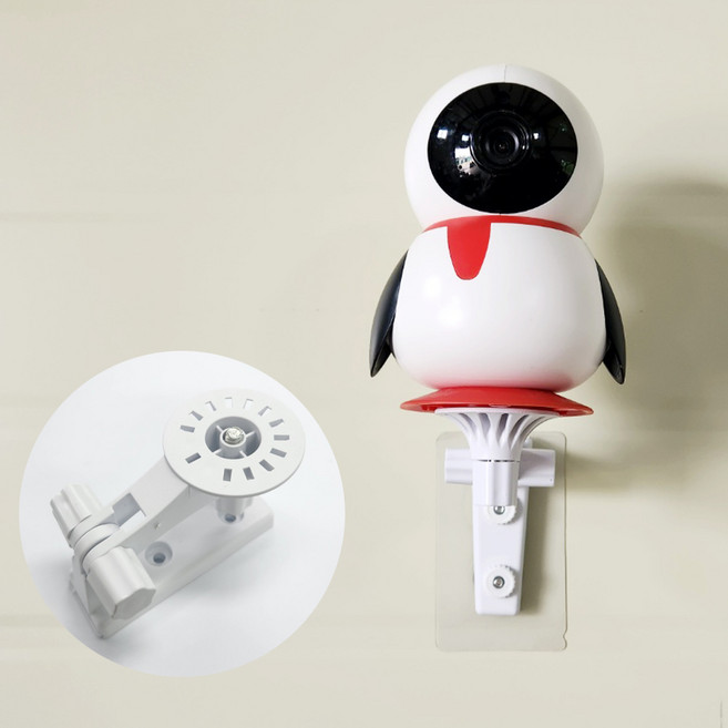 티피링크 홈캠 거치대 벽부착 홈카메라 브라켓 벽부형 브라켓 펭카 샤오미 호환, 1개