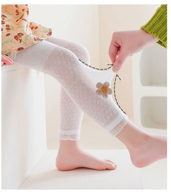 [실버플라워]여아 플라워 레깅스 공주 9부 레깅스 2642-3